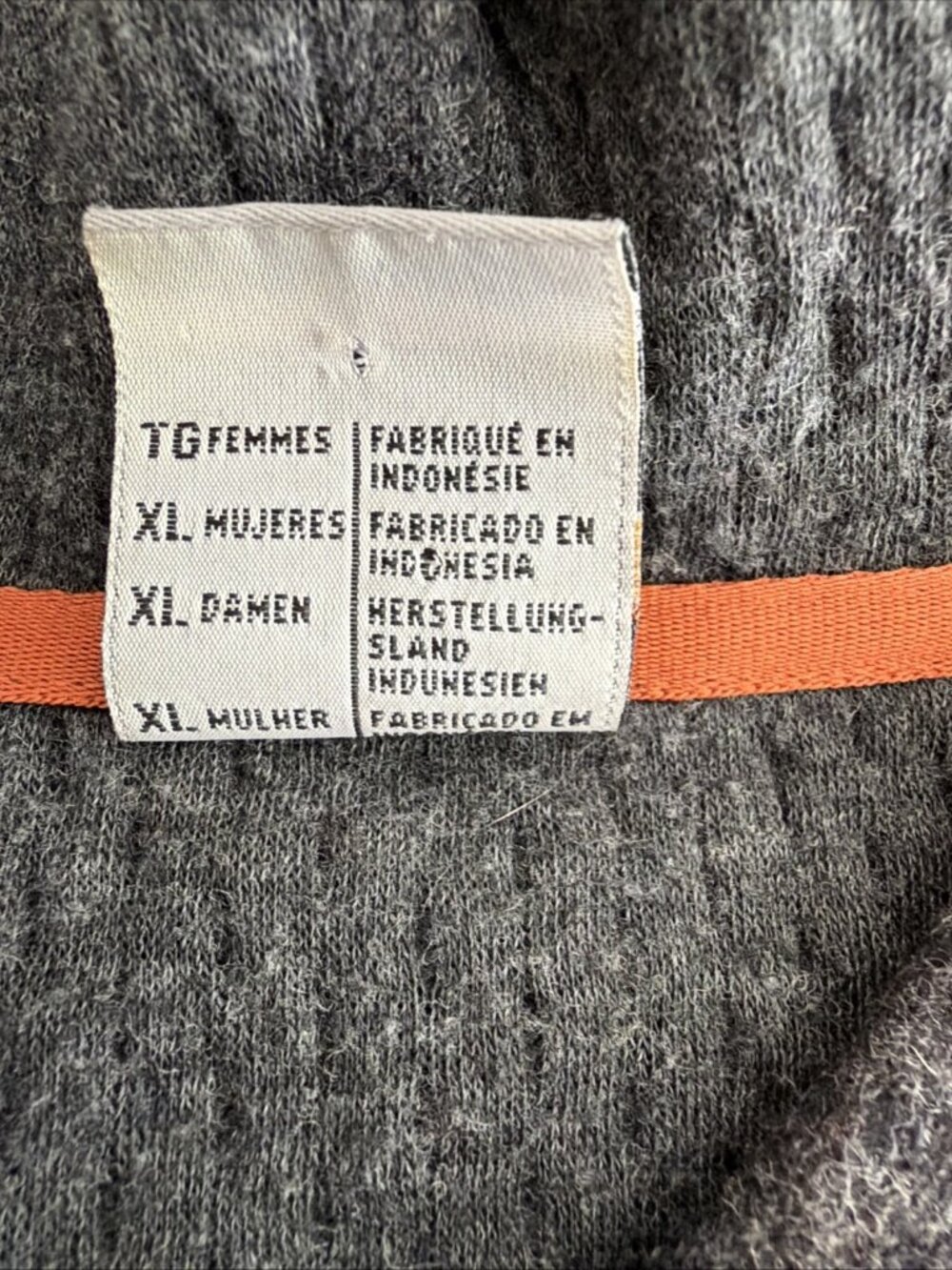 Columbia GRT Womens XL Gray Wool Blend Hoodie Pullover Gorpcore Outdoor - Picture 8 of 9